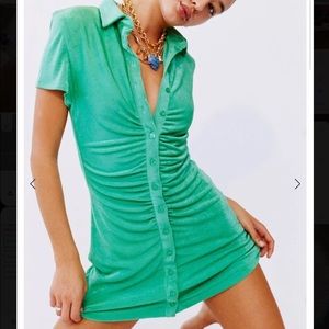 WITH JEAN button dress